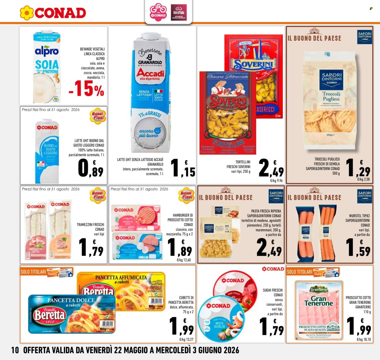 Volantino Conad - 22/5/2026 - 3/6/2026. Pagina 10