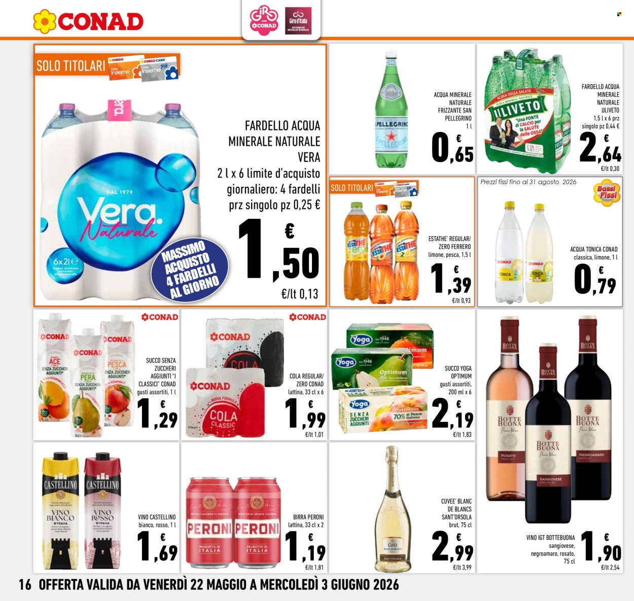 Volantino Conad - 22/5/2026 - 3/6/2026. Pagina 16