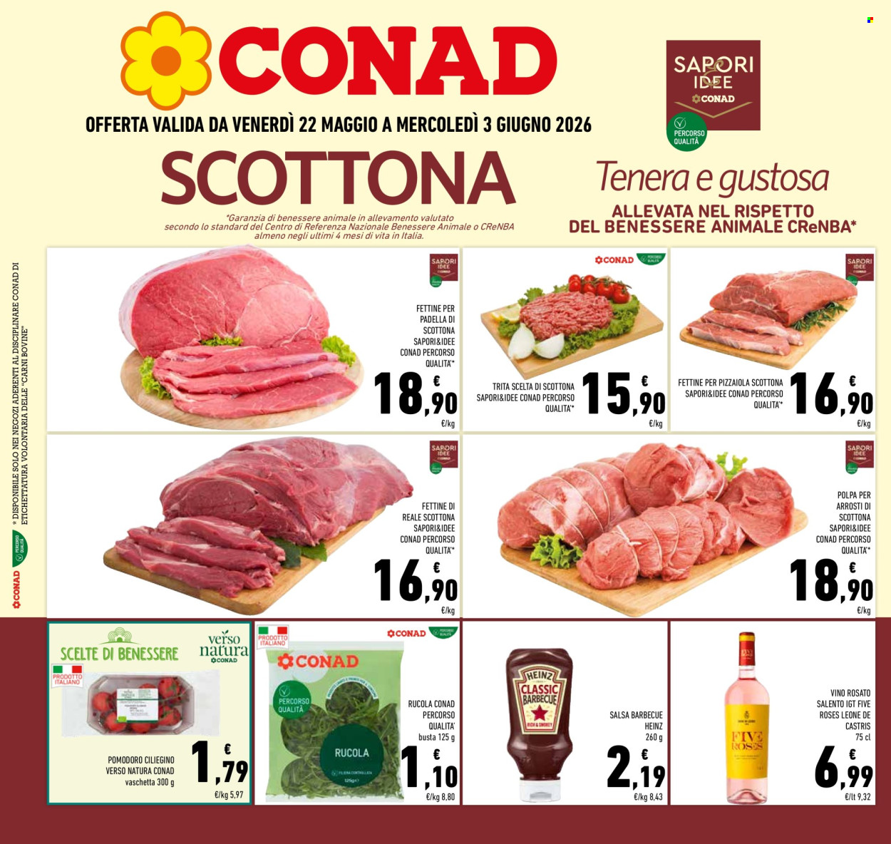 Volantino Conad - 22/5/2026 - 3/6/2026. Pagina 1