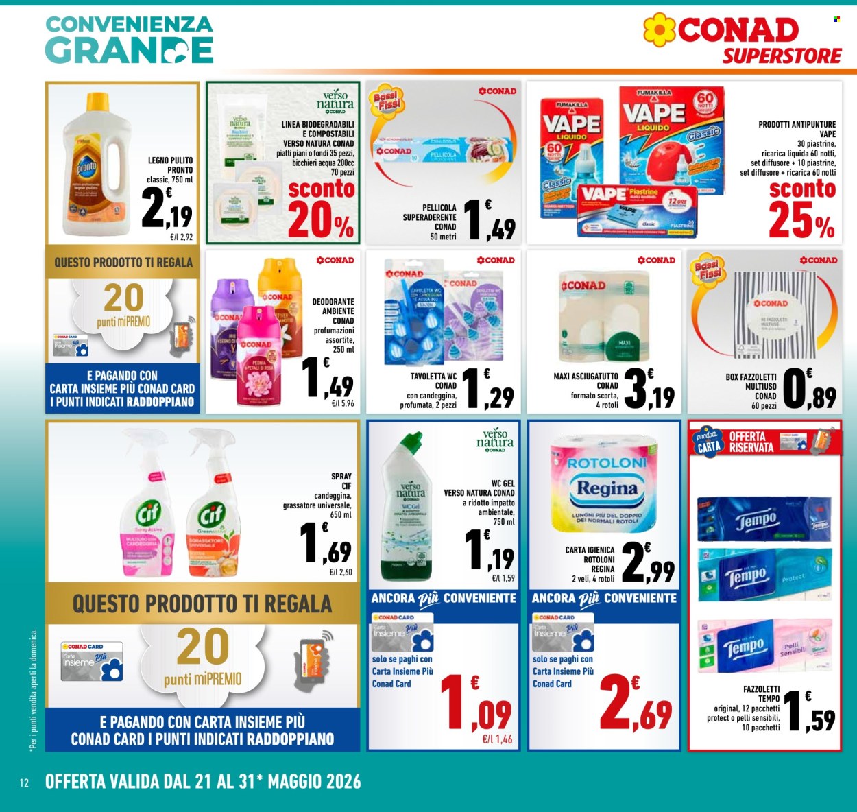 Volantino Conad Superstore - 21/5/2026 - 31/5/2026. Pagina 12
