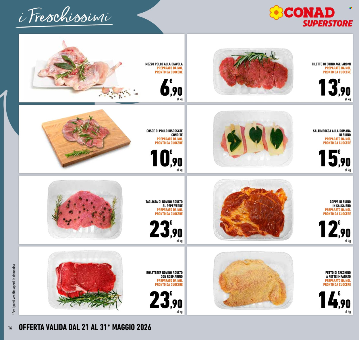 Volantino Conad Superstore - 21/5/2026 - 31/5/2026. Pagina 16