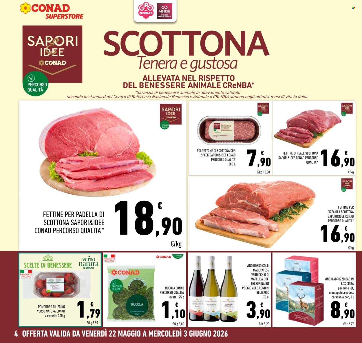 Volantino Conad Superstore - 22/5/2026 - 3/6/2026. Pagina 4