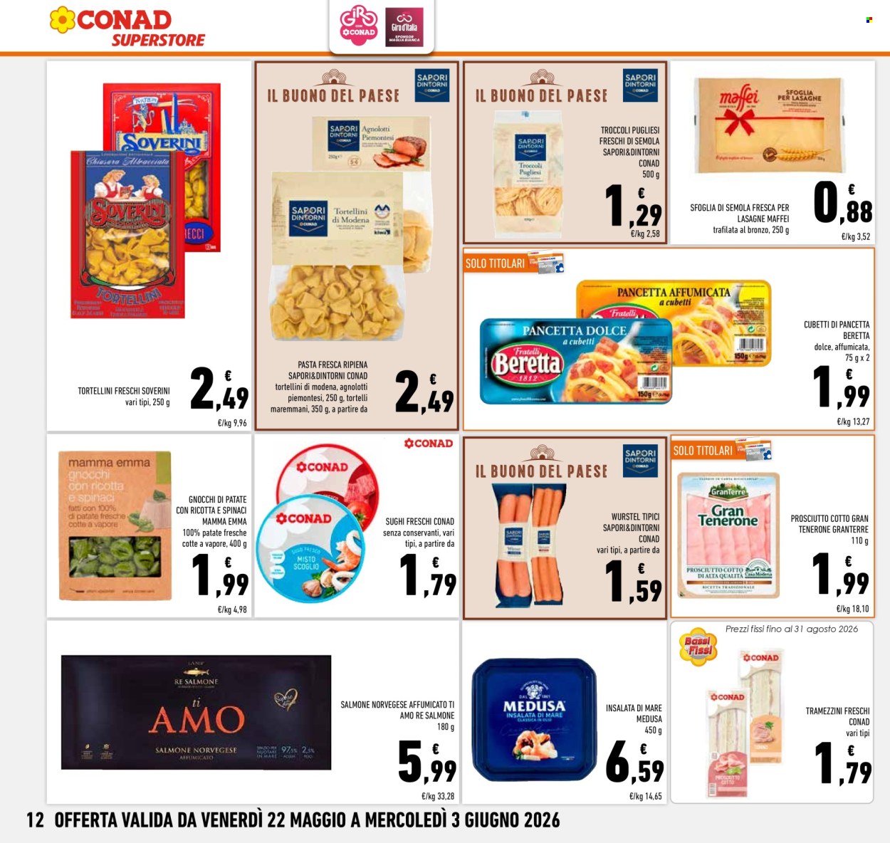 Volantino Conad Superstore - 22/5/2026 - 3/6/2026. Pagina 12