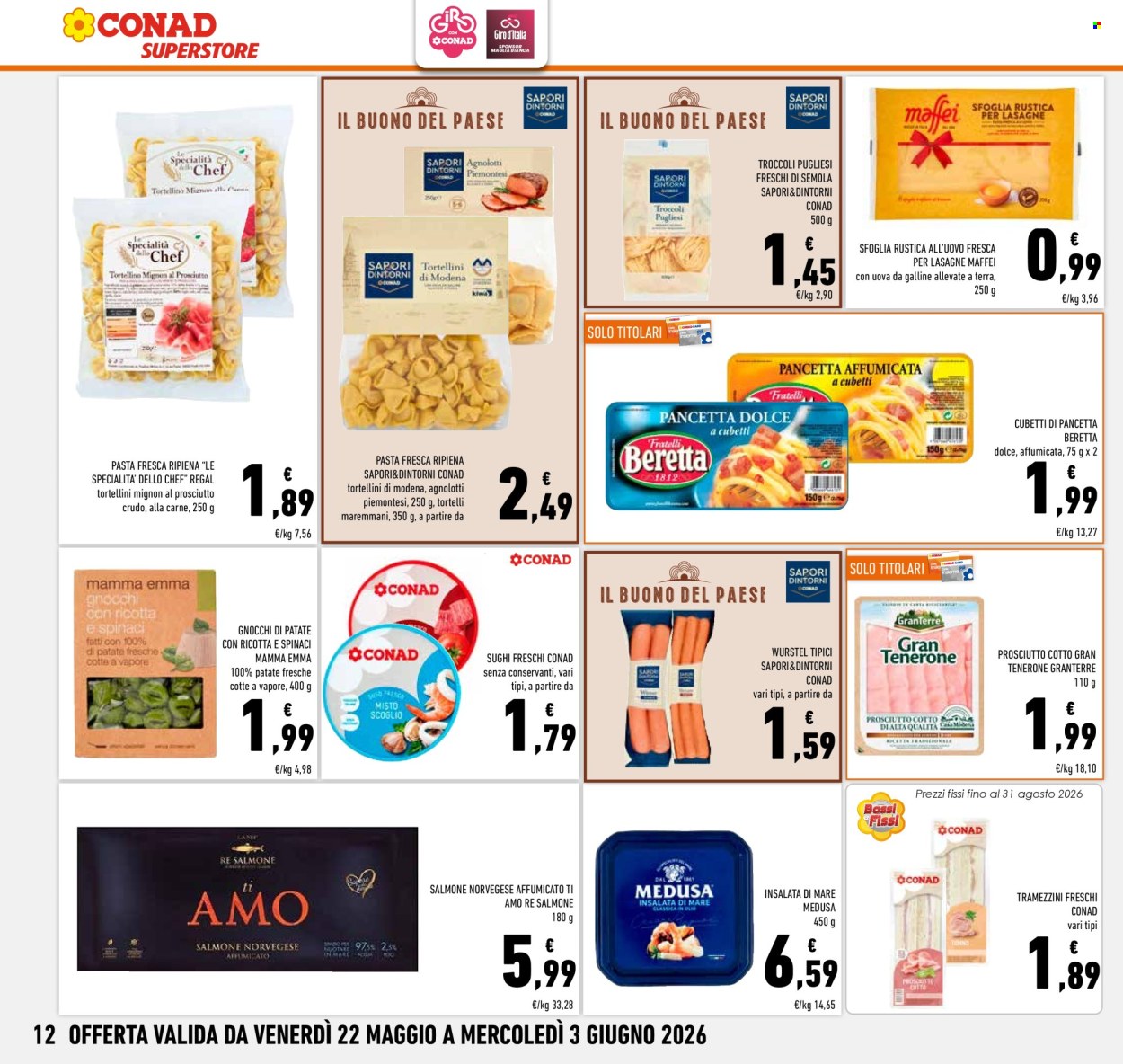 Volantino Conad Superstore - 22/5/2026 - 3/6/2026. Pagina 12