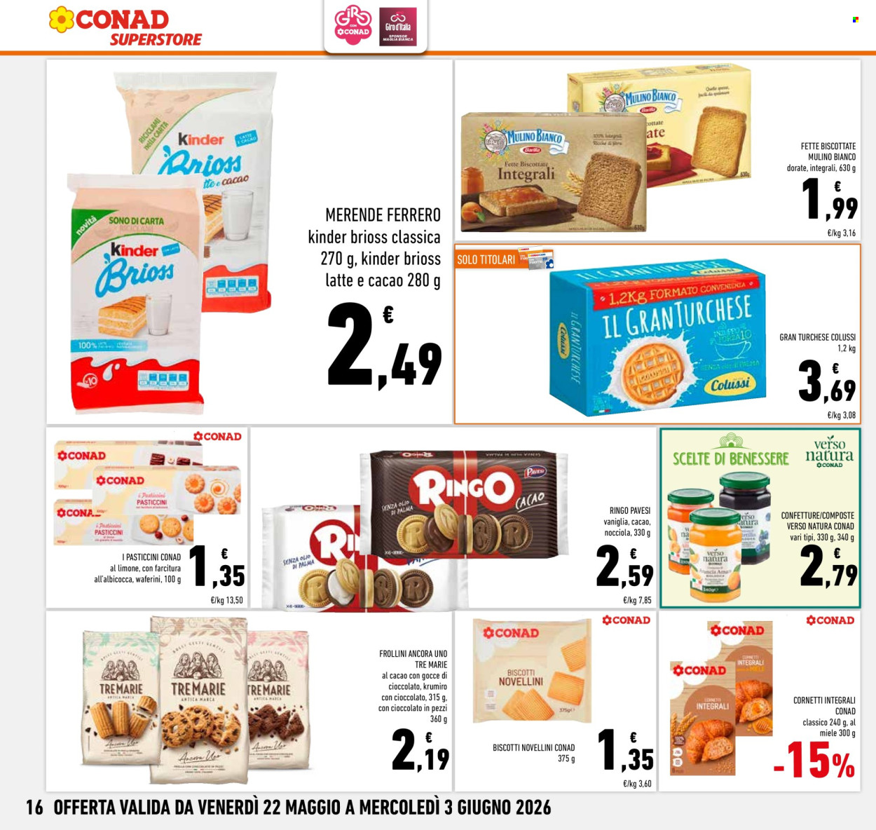 Volantino Conad Superstore - 22/5/2026 - 3/6/2026. Pagina 16