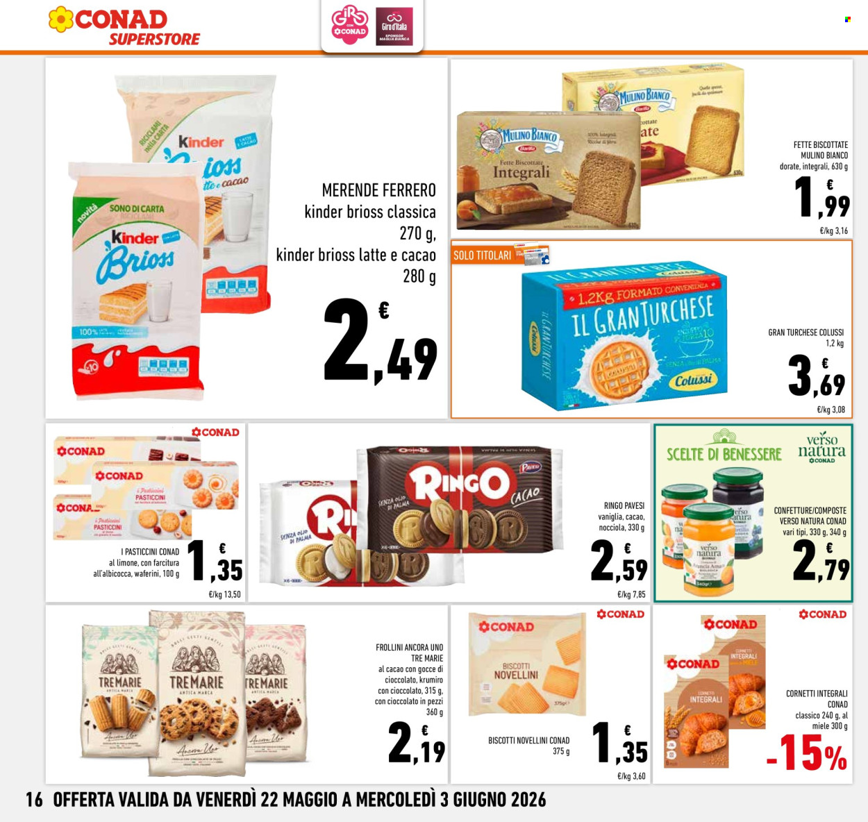 Volantino Conad Superstore - 22/5/2026 - 3/6/2026. Pagina 16