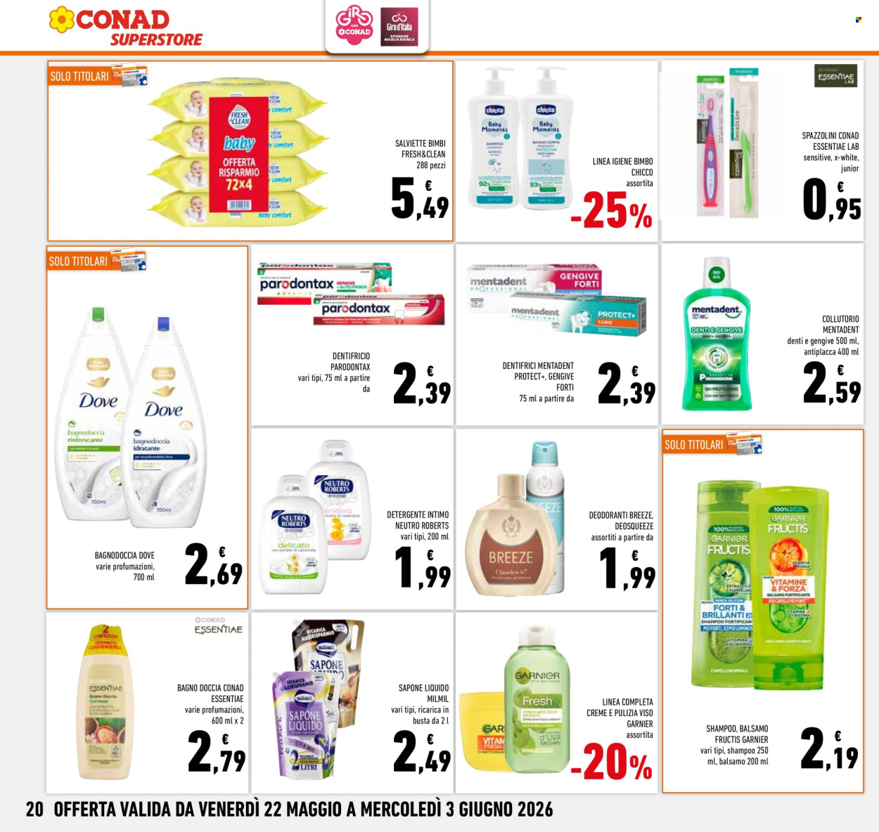 Volantino Conad Superstore - 22/5/2026 - 3/6/2026. Pagina 20