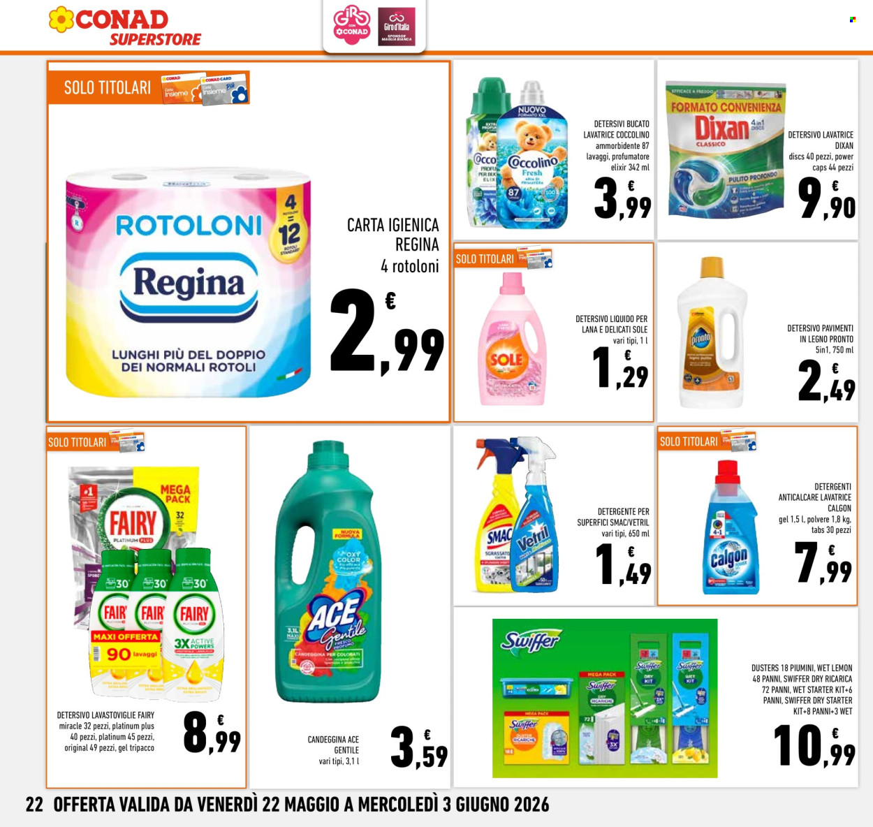 Volantino Conad Superstore - 22/5/2026 - 3/6/2026. Pagina 22