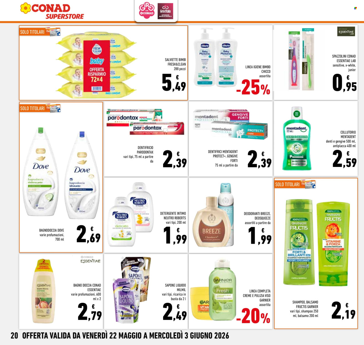 Volantino Conad Superstore - 22/5/2026 - 3/6/2026. Pagina 20
