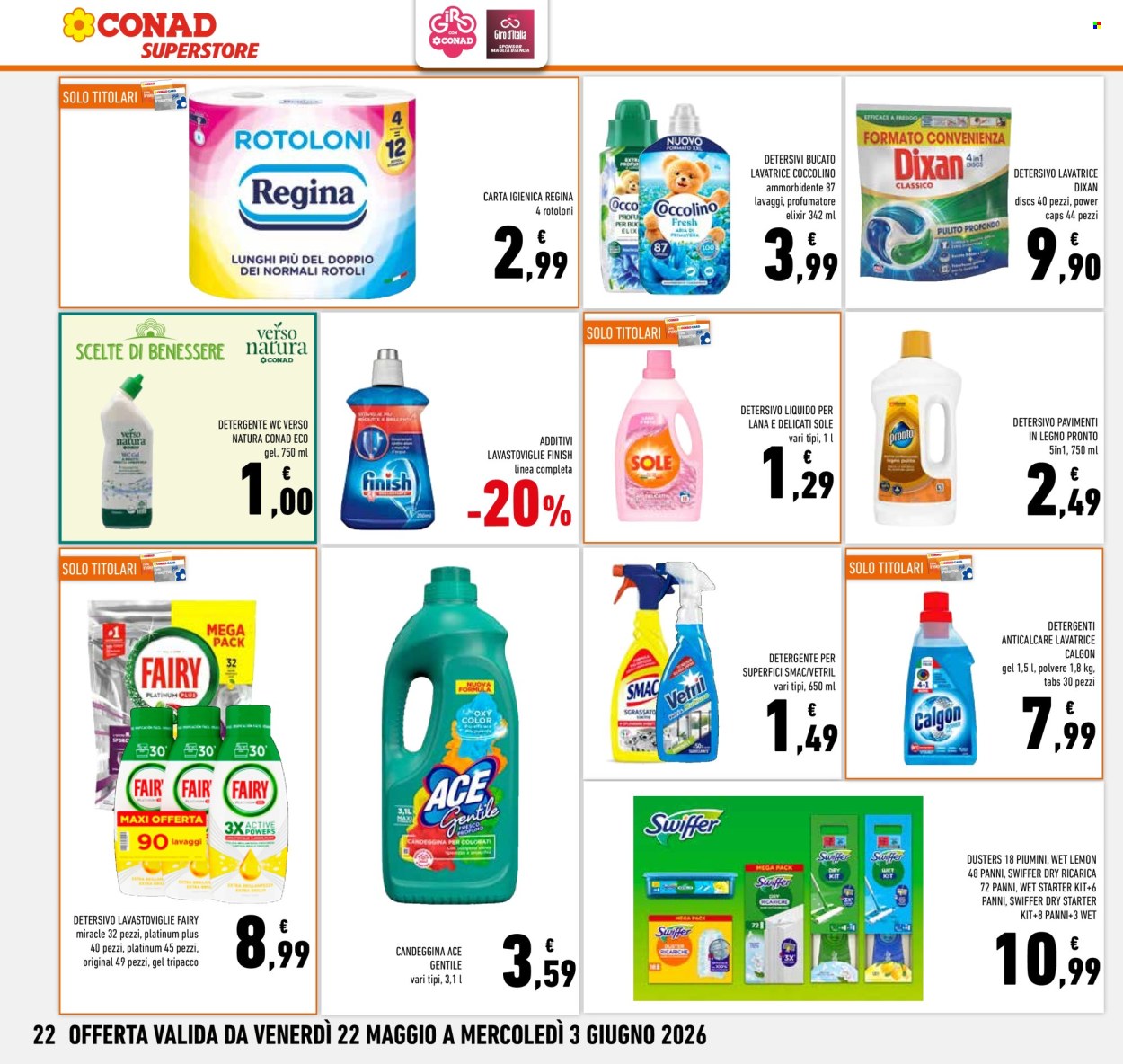 Volantino Conad Superstore - 22/5/2026 - 3/6/2026. Pagina 22