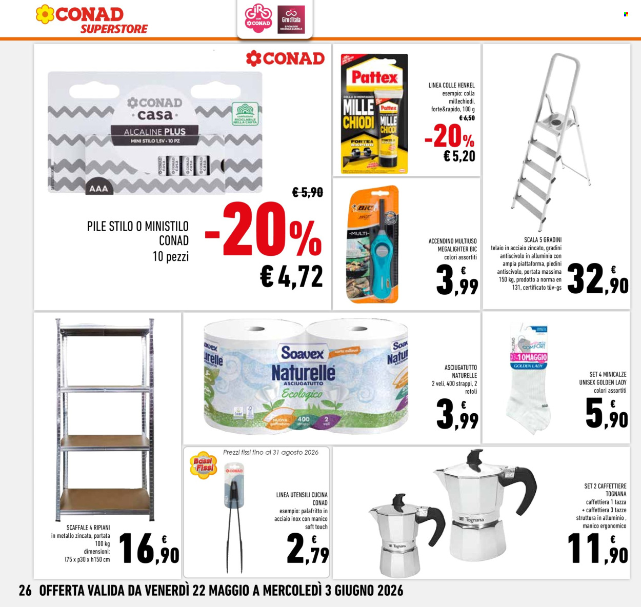Volantino Conad Superstore - 22/5/2026 - 3/6/2026. Pagina 26