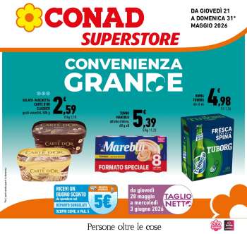 Volantino Conad Superstore - 21/5/2026 - 31/5/2026.