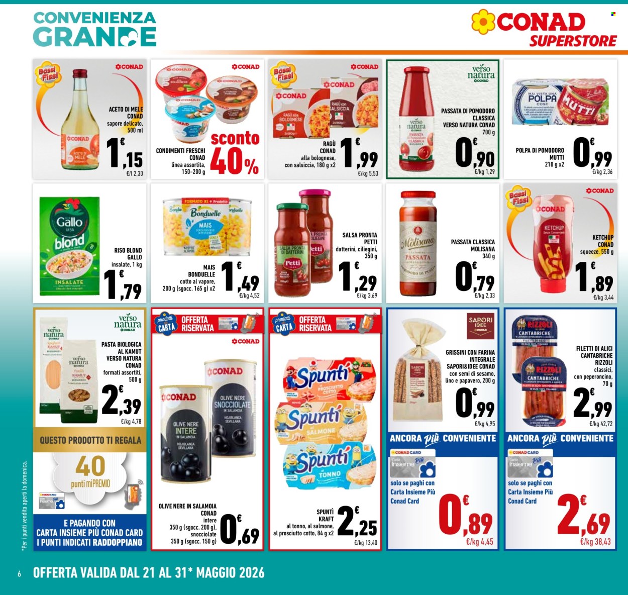 Volantino Conad Superstore - 21/5/2026 - 31/5/2026. Pagina 6