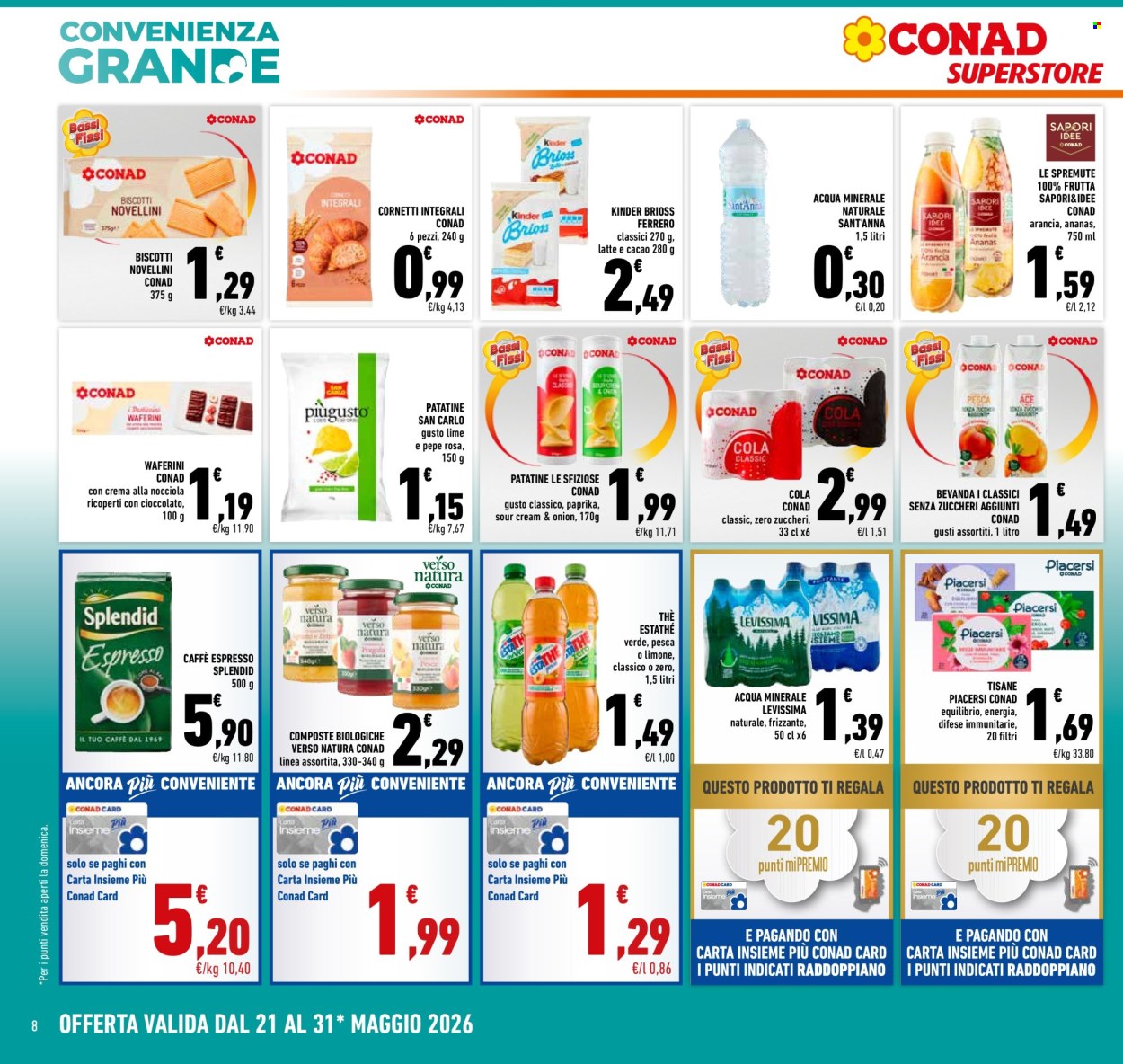 Volantino Conad Superstore - 21/5/2026 - 31/5/2026. Pagina 8