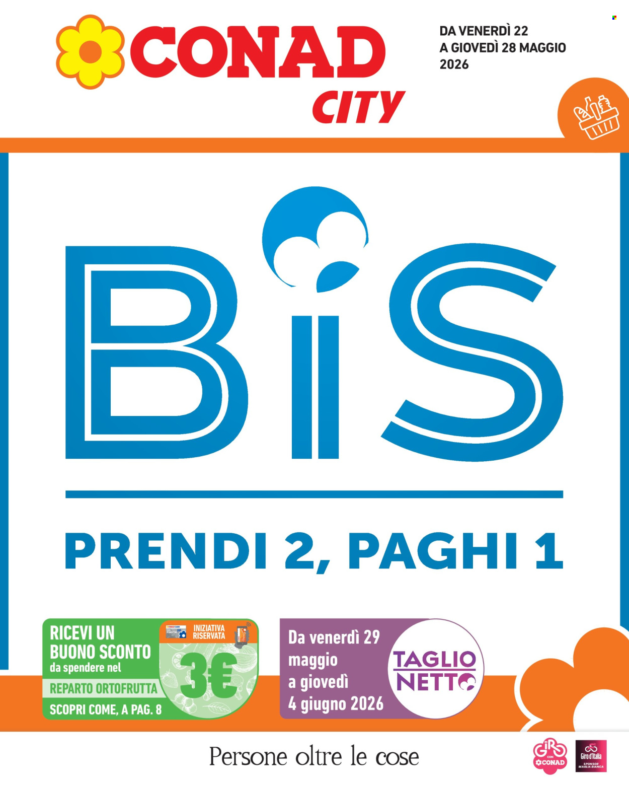 Volantino Conad City - 22/5/2026 - 28/5/2026. Pagina 1