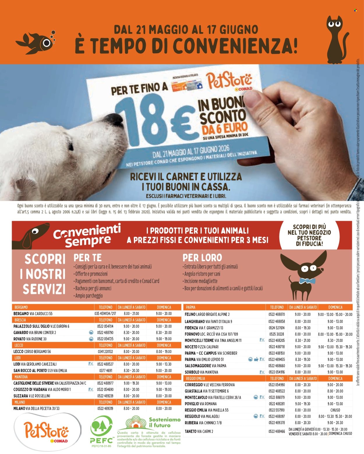 Volantino Pet Store Conad - 20/5/2026 - 16/6/2026. Pagina 8