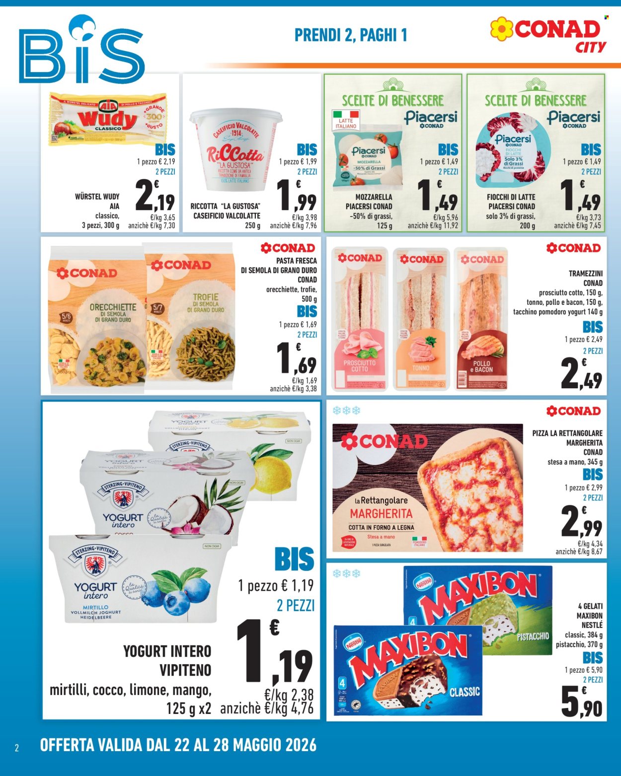 Volantino Conad City - 22/5/2026 - 28/5/2026. Pagina 2