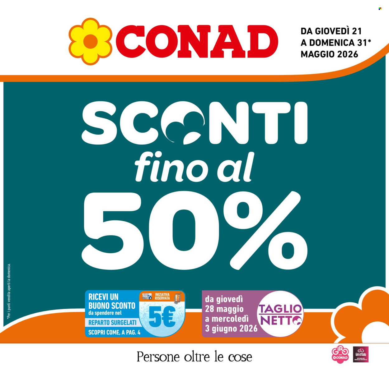 Volantino Conad - 21/5/2026 - 31/5/2026. Pagina 1