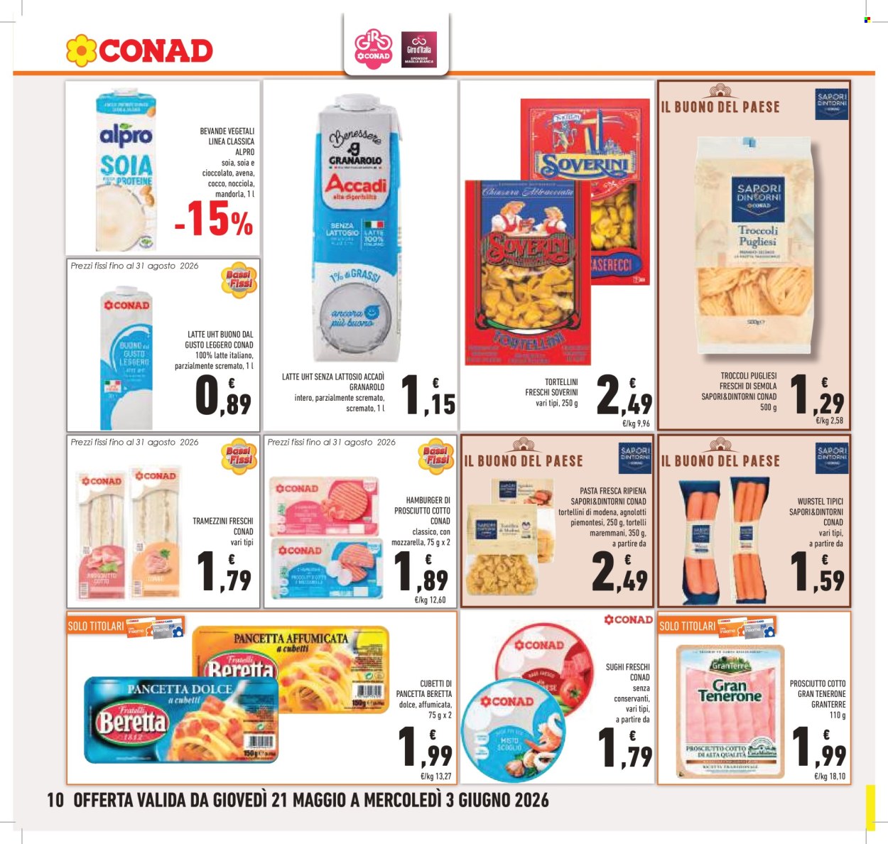 Volantino Conad - 21/5/2026 - 3/6/2026. Pagina 10