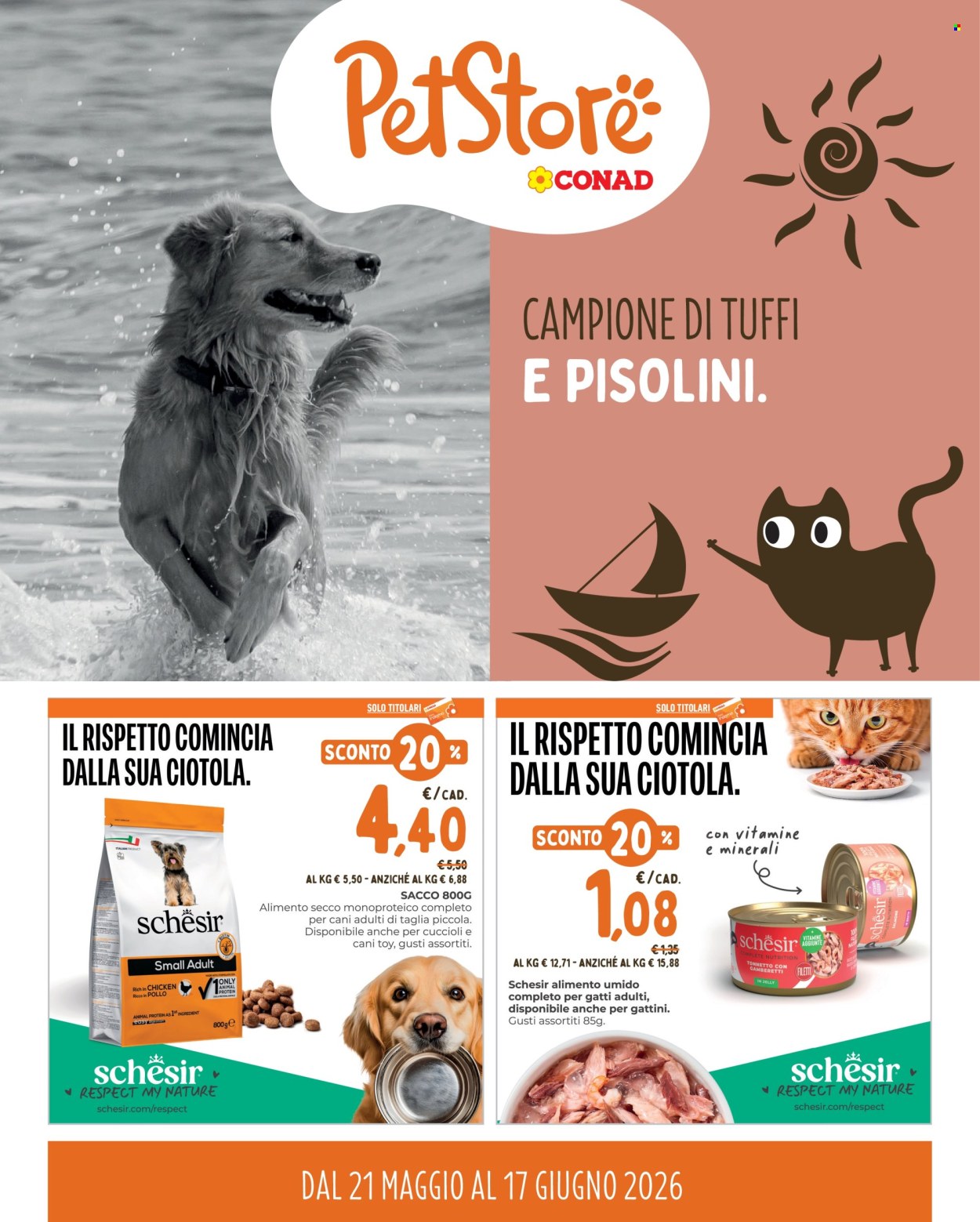 Volantino Pet Store Conad - 21/5/2026 - 17/6/2026. Pagina 1
