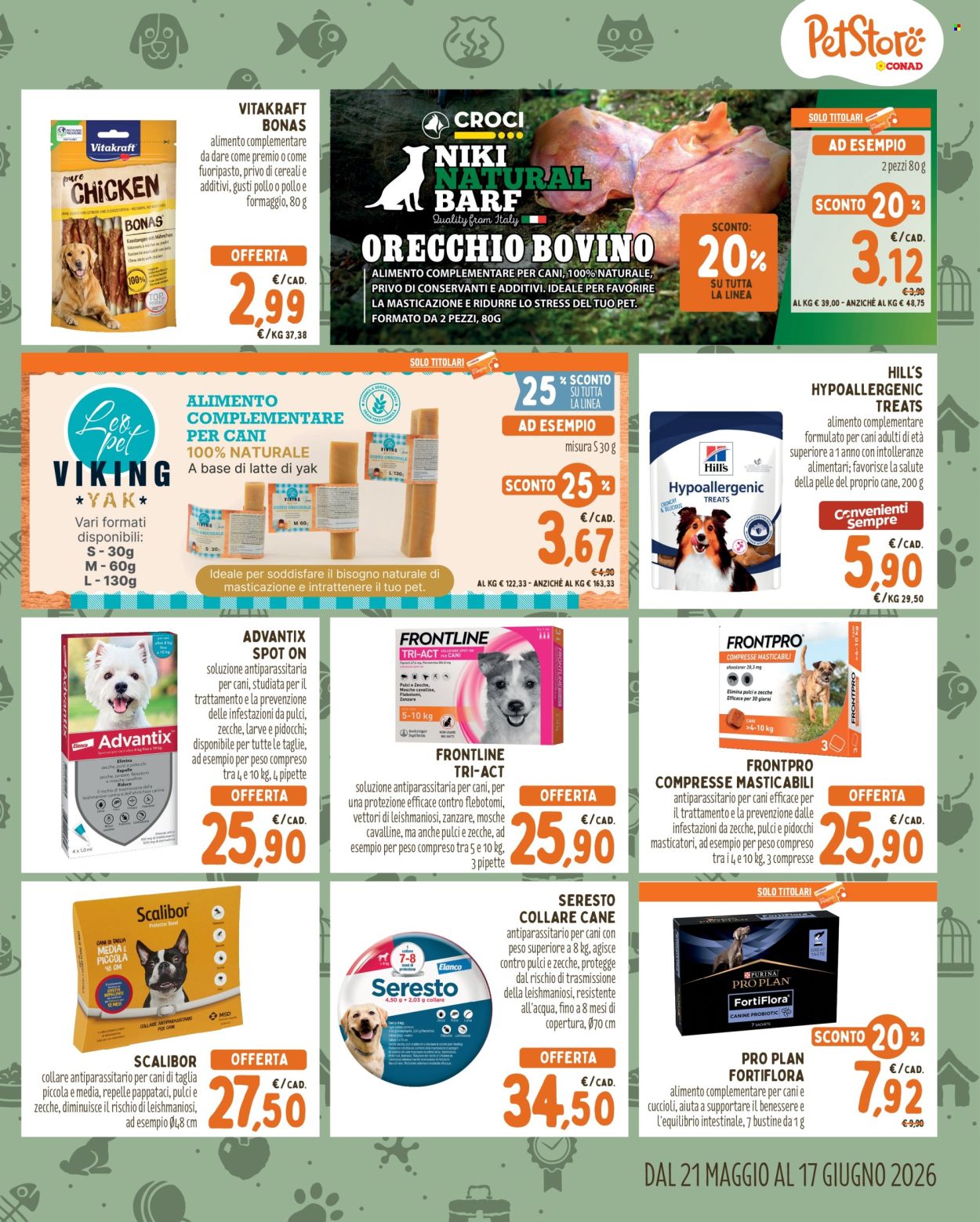 Volantino Pet Store Conad - 21/5/2026 - 17/6/2026. Pagina 3