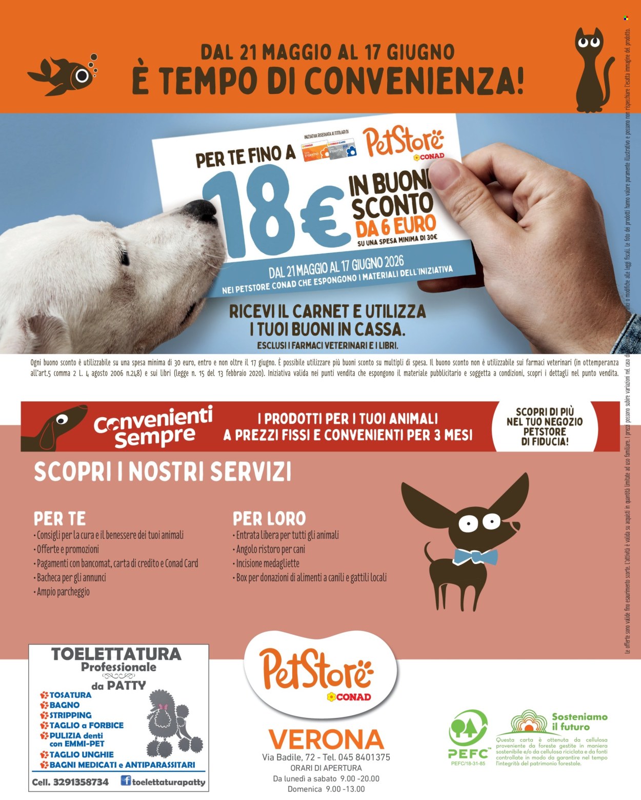 Volantino Pet Store Conad - 21/5/2026 - 17/6/2026. Pagina 8