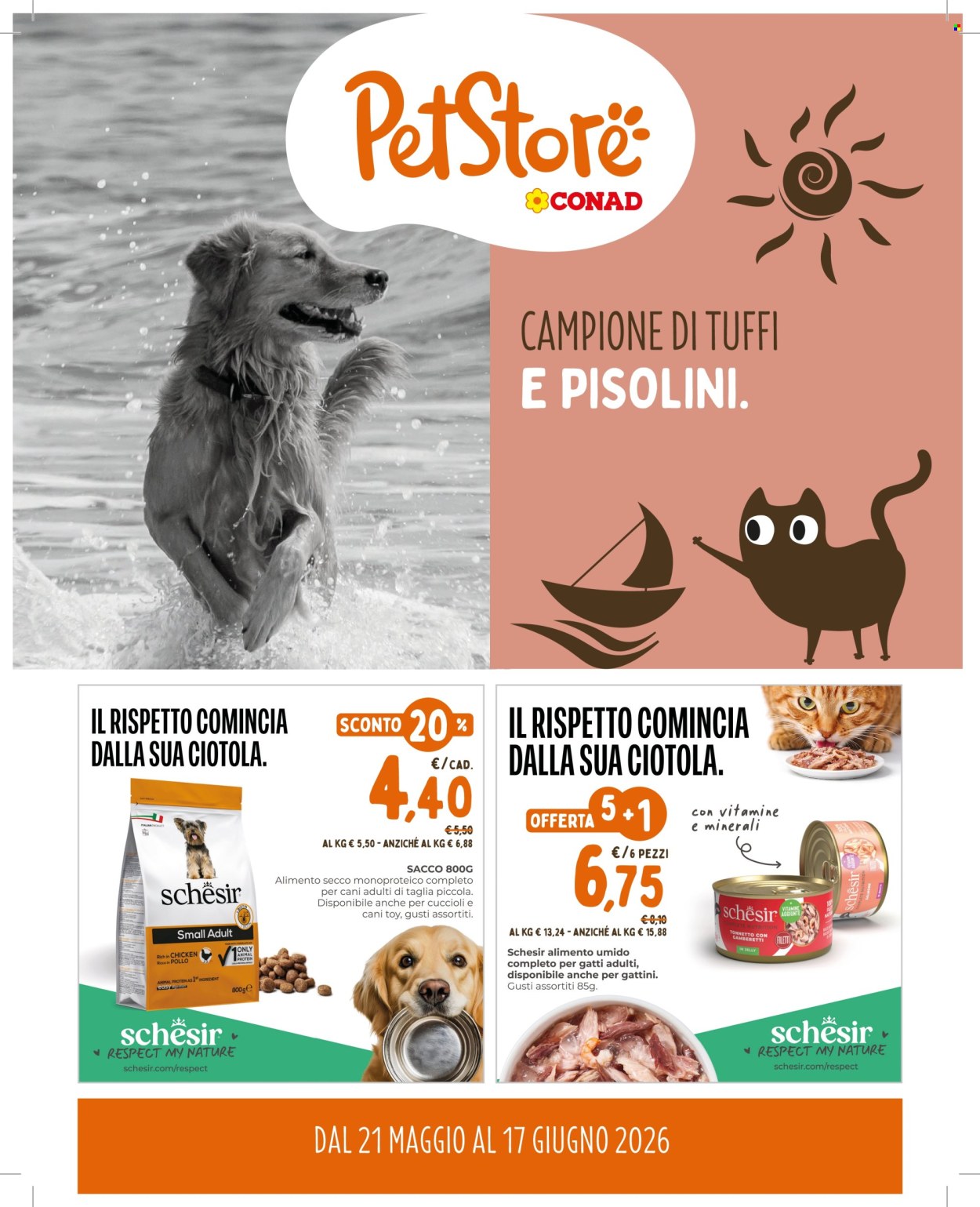 Volantino Pet Store Conad - 21/5/2026 - 17/6/2026. Pagina 1
