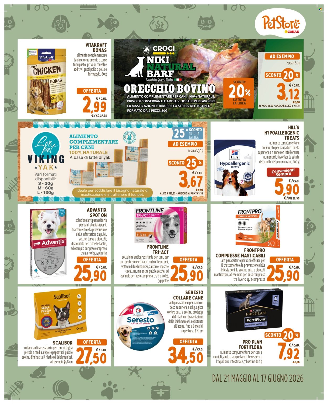 Volantino Pet Store Conad - 21/5/2026 - 17/6/2026. Pagina 3