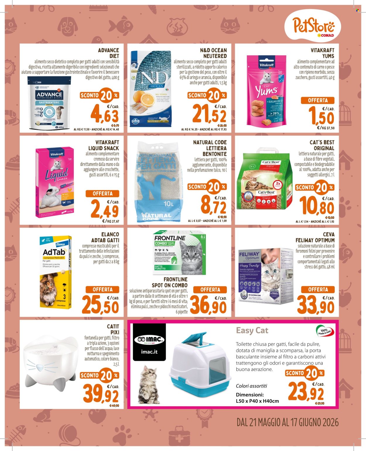 Volantino Pet Store Conad - 21/5/2026 - 17/6/2026. Pagina 5