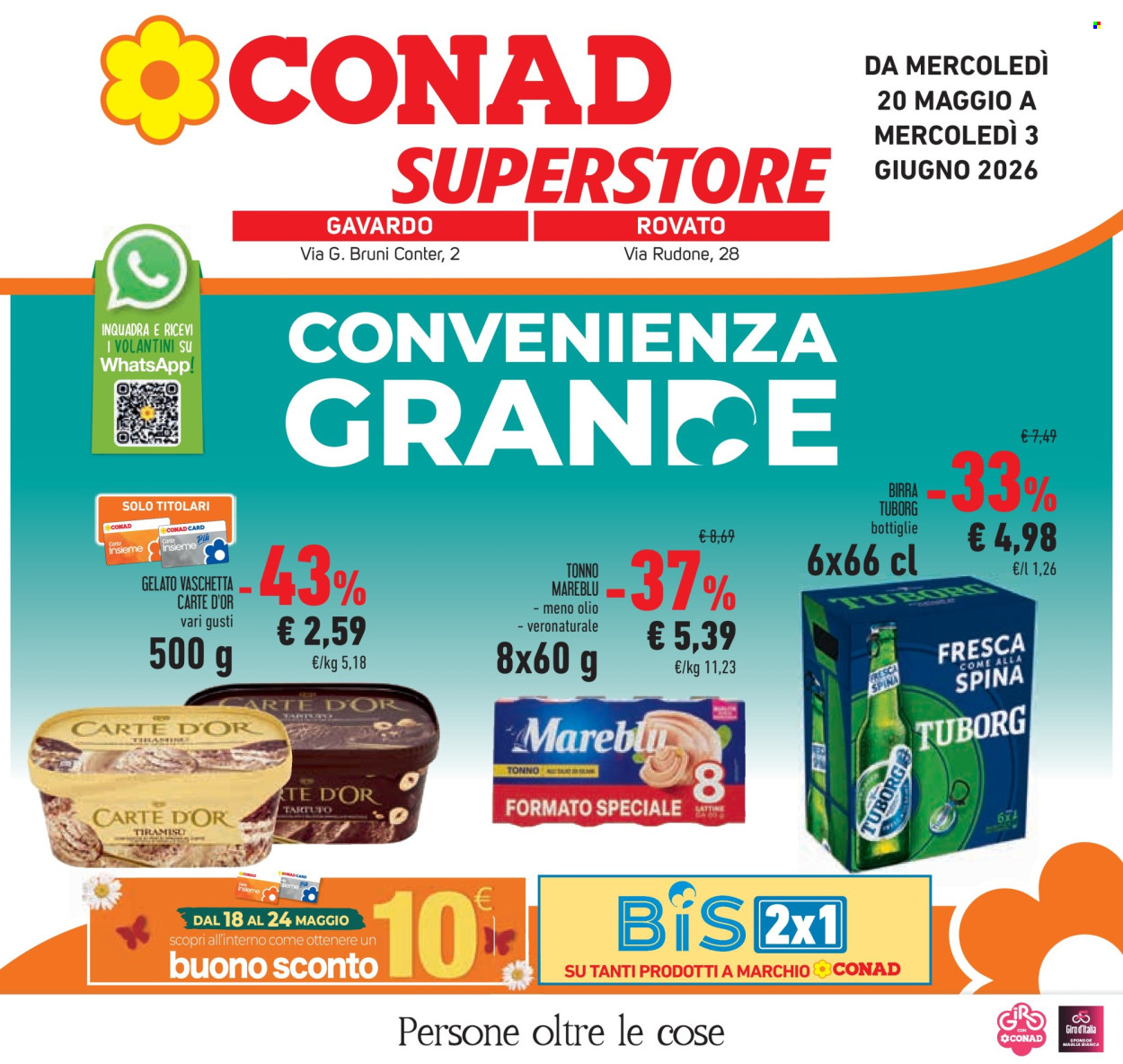 Volantino Conad Superstore - 4/6/2026 - 16/6/2026. Pagina 1