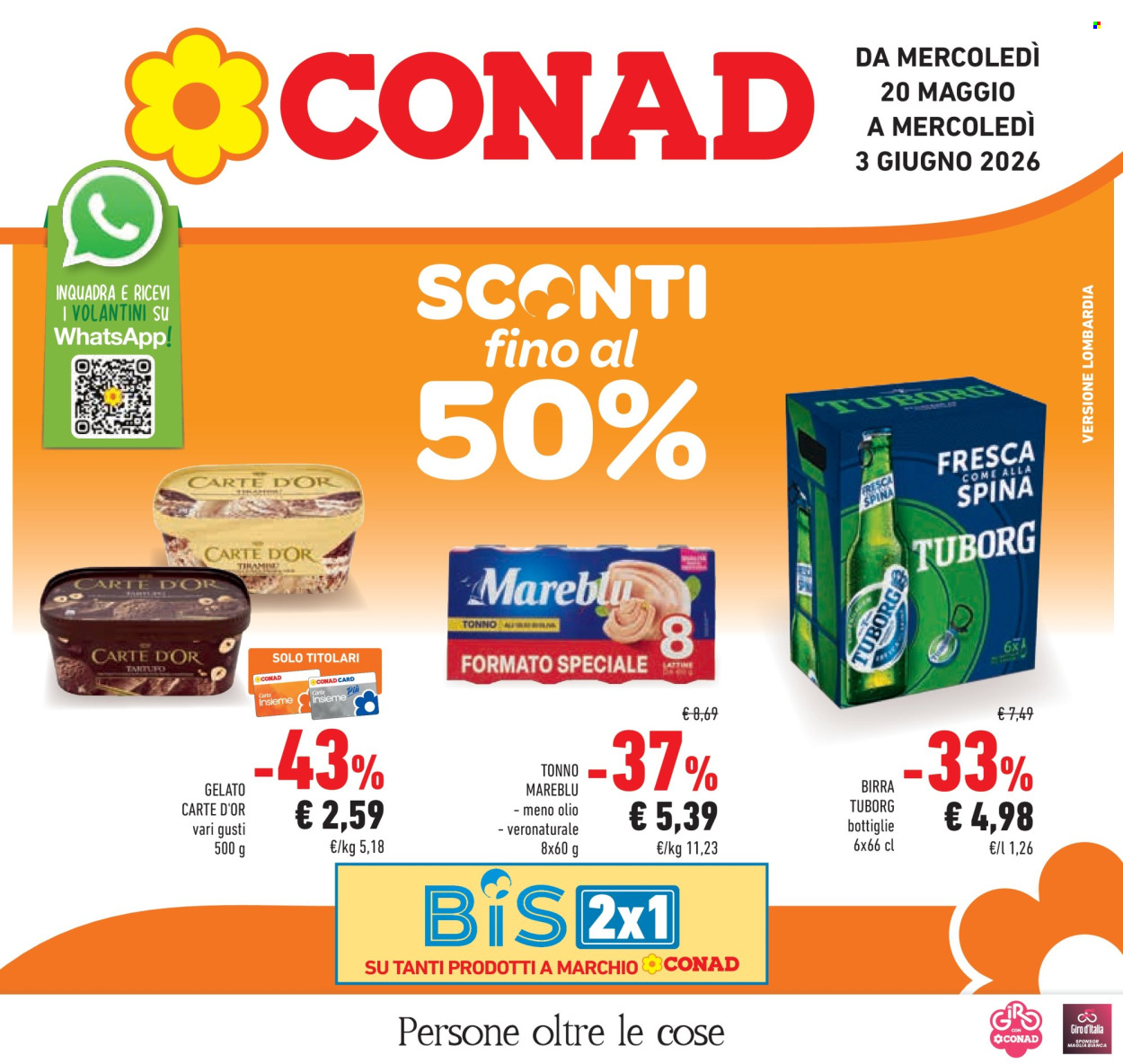 Volantino Conad - 4/6/2026 - 16/6/2026. Pagina 1