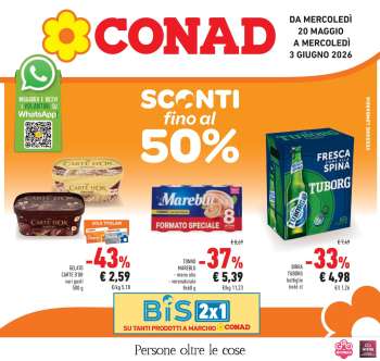 Volantino Conad - 4/6/2026 - 16/6/2026.