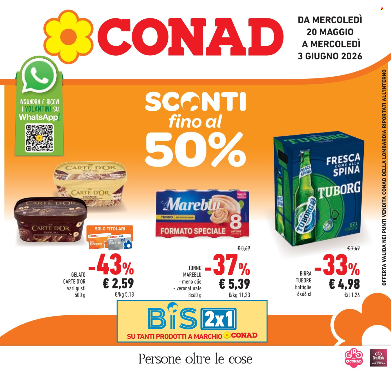 Volantino Conad - 4/6/2026 - 16/6/2026. Pagina 1