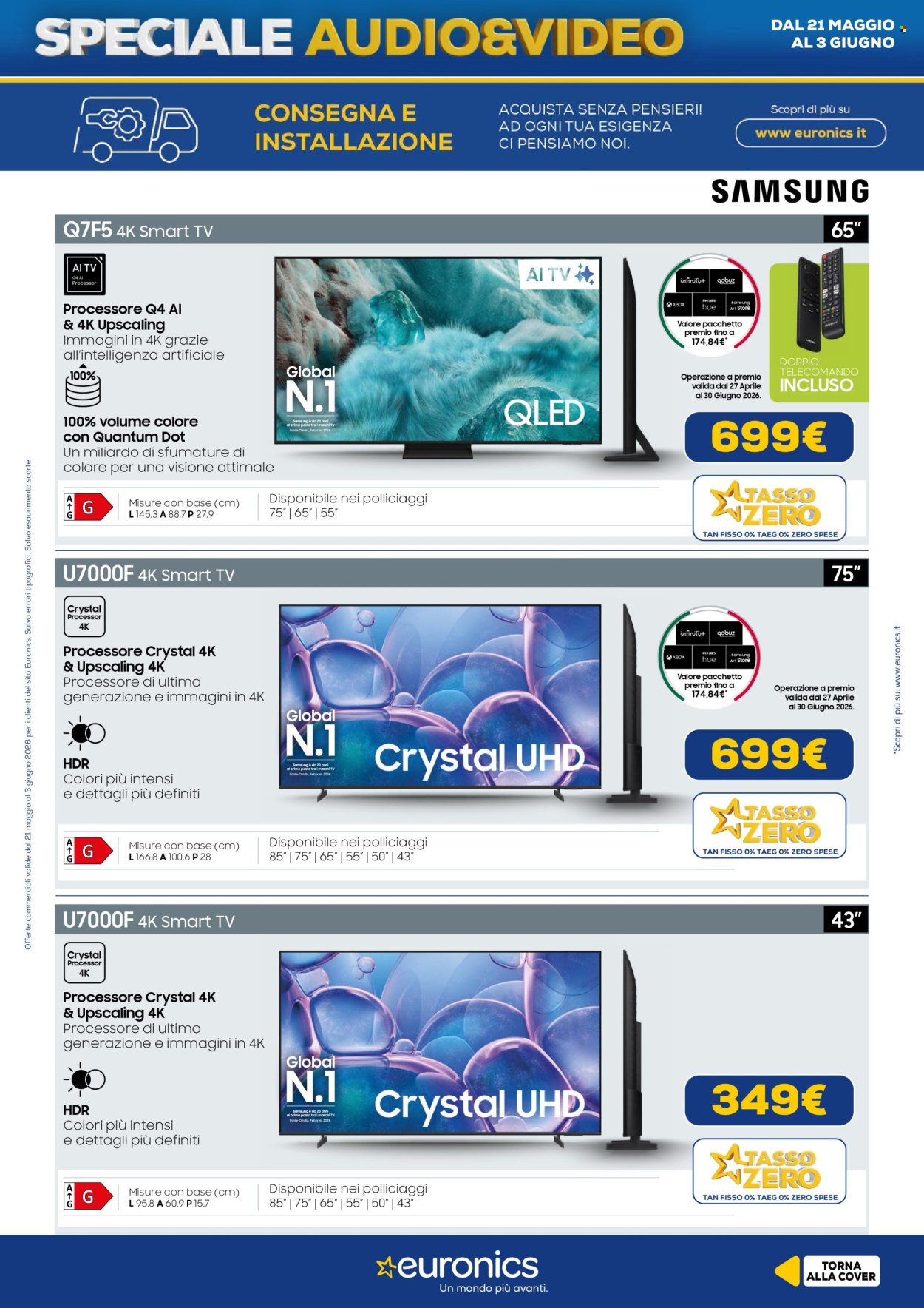 Volantino Euronics - 21/5/2026 - 3/6/2026. Pagina 5