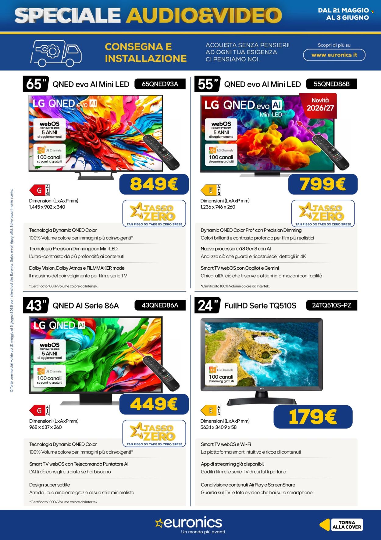 Volantino Euronics - 21/5/2026 - 3/6/2026. Pagina 7