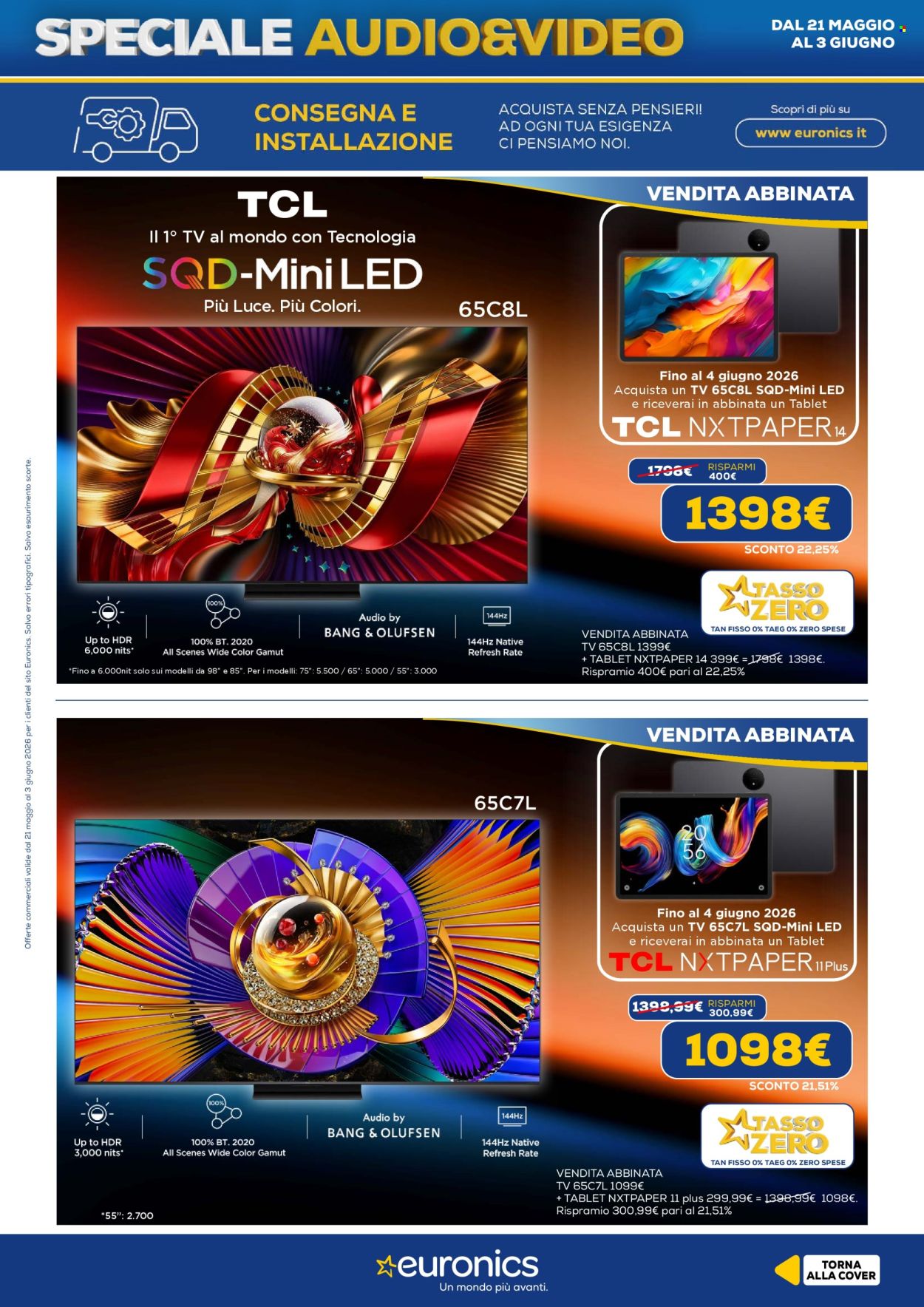Volantino Euronics - 21/5/2026 - 3/6/2026. Pagina 12