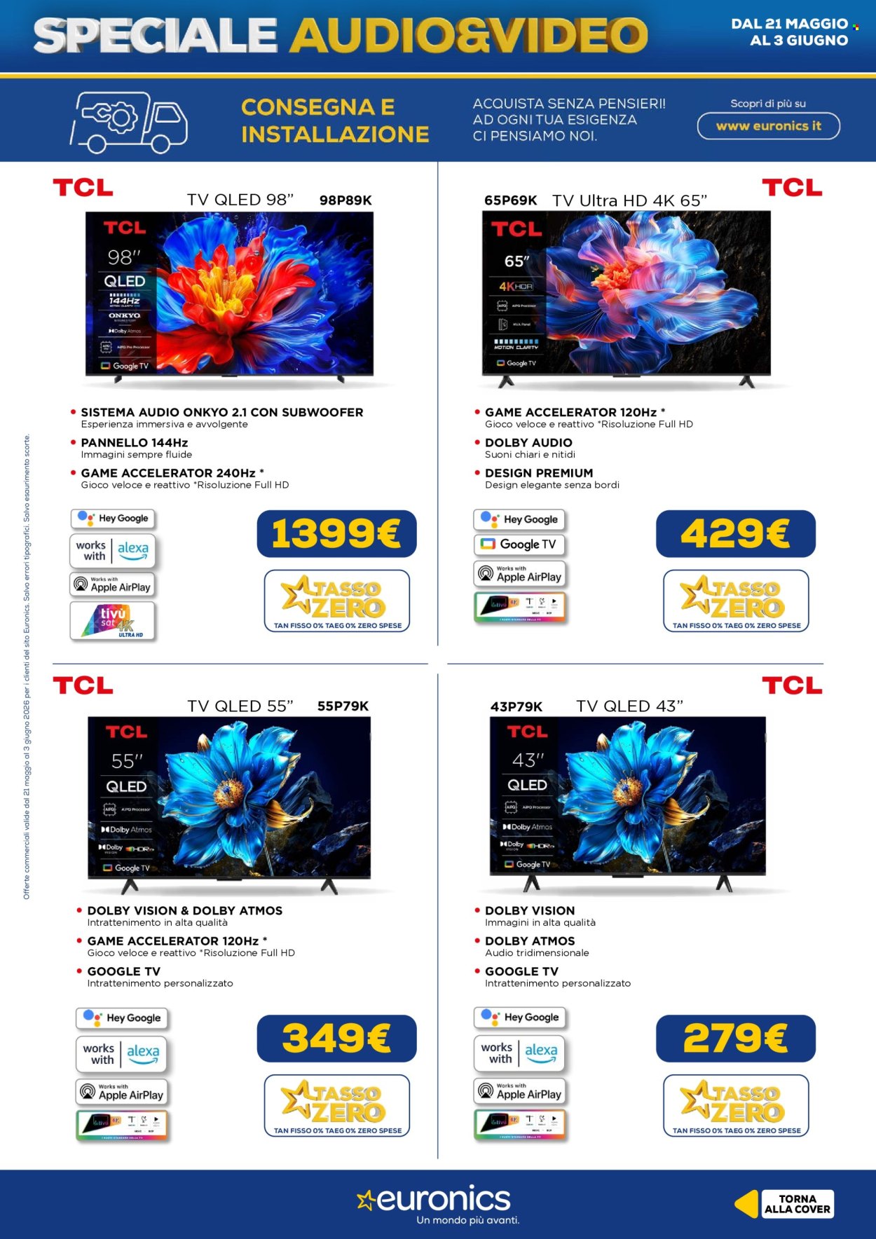 Volantino Euronics - 21/5/2026 - 3/6/2026. Pagina 14