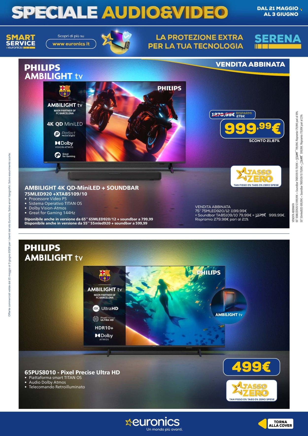 Volantino Euronics - 21/5/2026 - 3/6/2026. Pagina 17