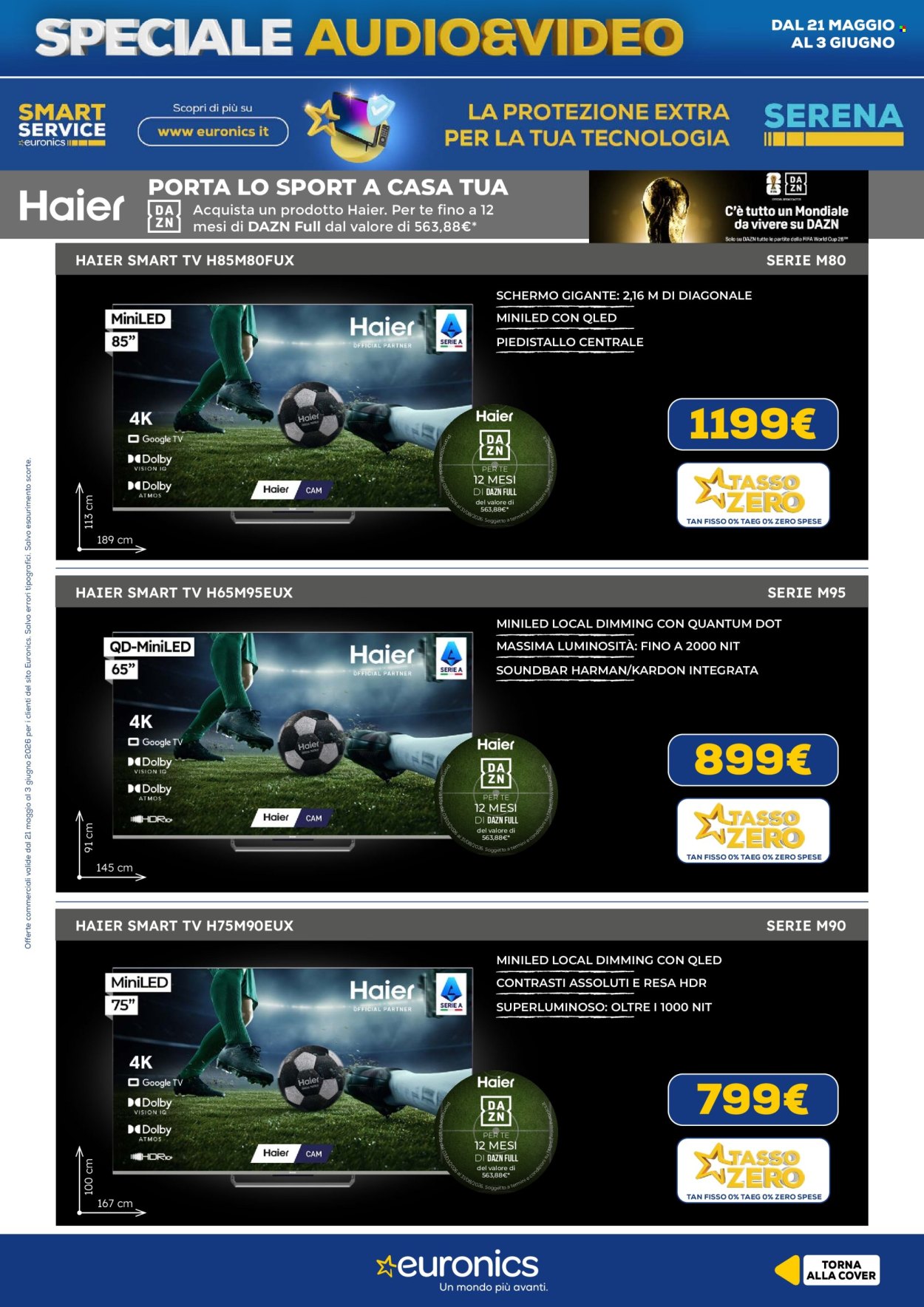 Volantino Euronics - 21/5/2026 - 3/6/2026. Pagina 18