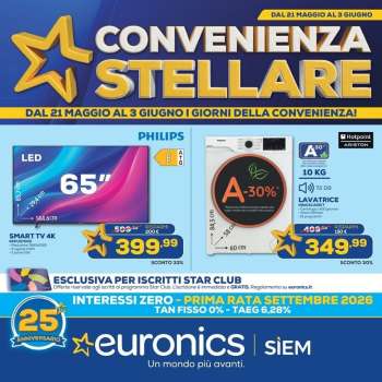 Volantino Euronics - 21/5/2026 - 3/6/2026.