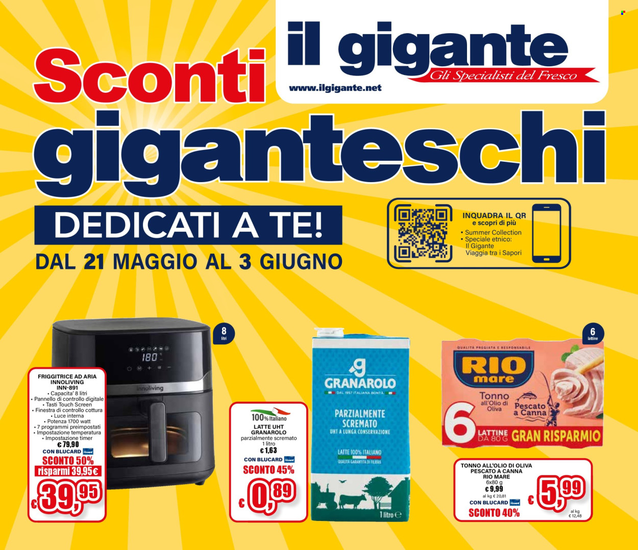 Volantino Il Gigante - 21/5/2026 - 3/6/2026. Pagina 1