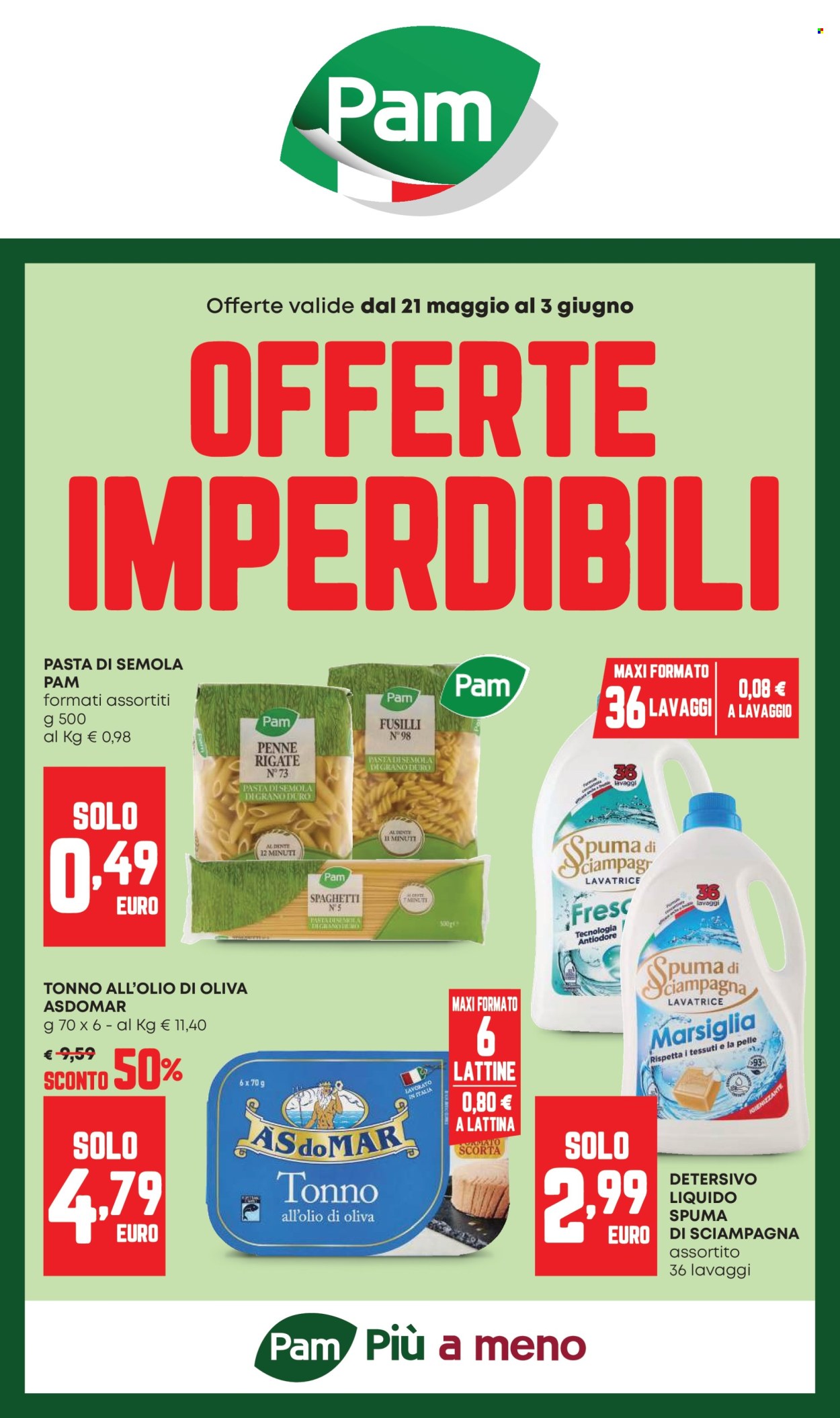 Volantino Pam Panorama - 21/5/2026 - 3/6/2026. Pagina 1