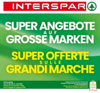 Volantino Interspar - 21/5/2026 - 3/6/2026.
