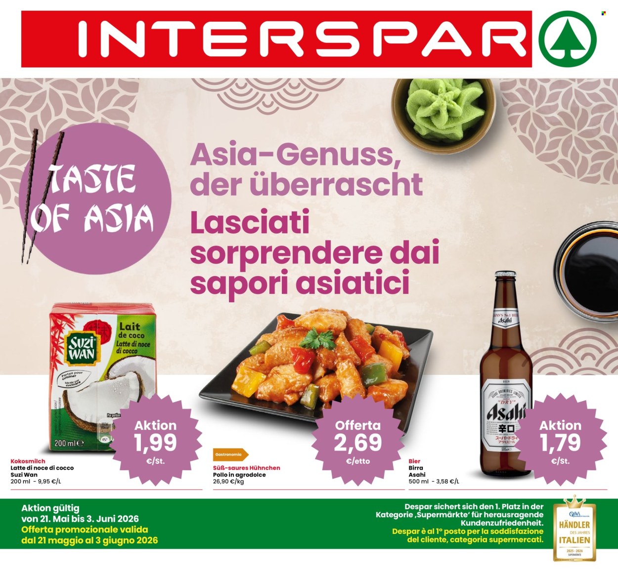 Volantino Interspar - 21/5/2026 - 3/6/2026. Pagina 1