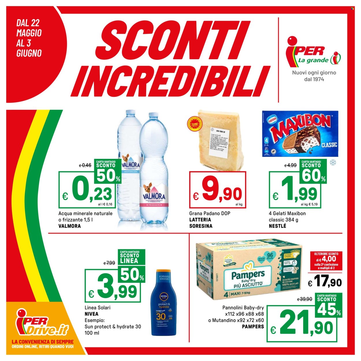 Volantino Iper, La grande i - 22/5/2026 - 3/6/2026. Pagina 1