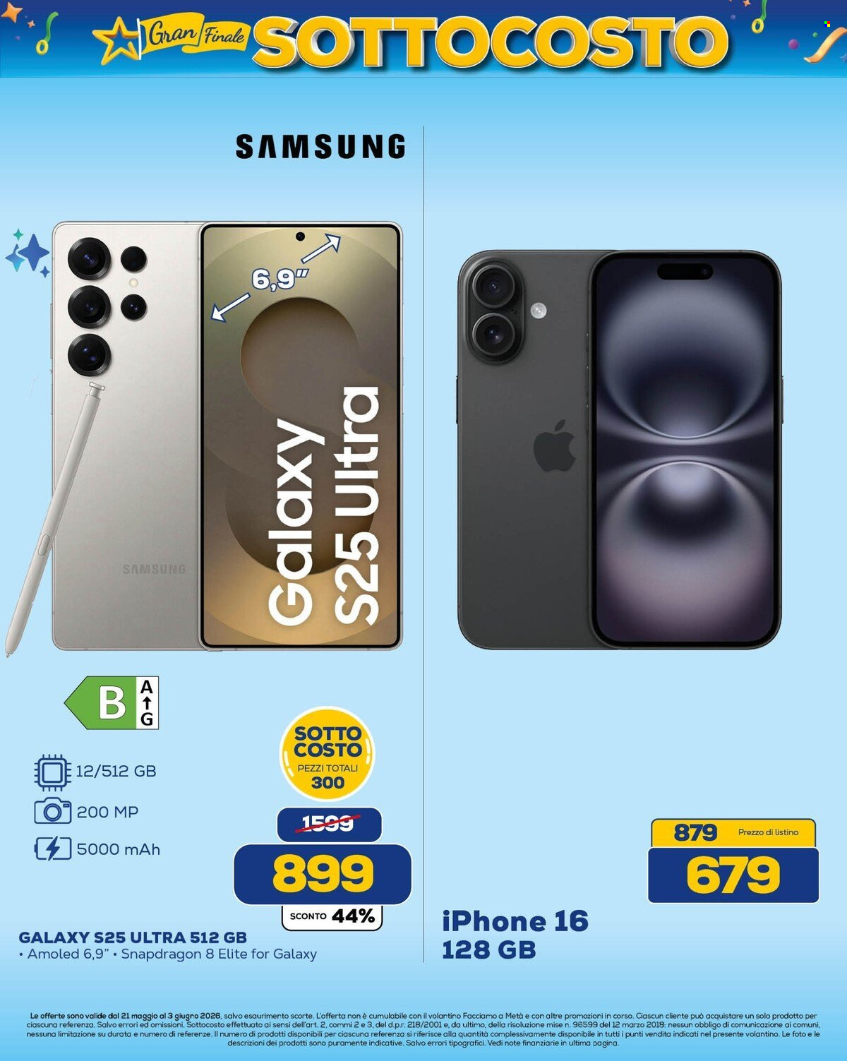 Volantino Euronics - 21/5/2026 - 3/6/2026. Pagina 3