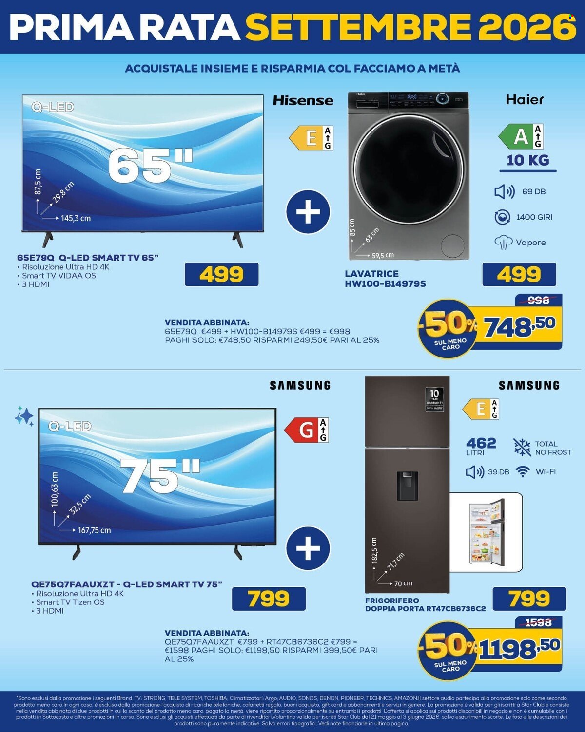 Volantino Euronics - 21/5/2026 - 3/6/2026. Pagina 3