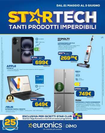 Volantino Euronics - 21/5/2026 - 3/6/2026.