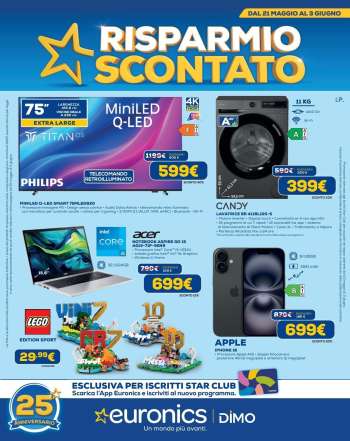 Volantino Euronics - 21/5/2026 - 3/6/2026.