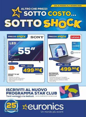 Volantino Euronics - 21/5/2026 - 3/6/2026.